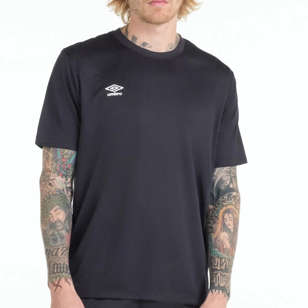 Camiseta Umbro Legacy Masculina - Preta Preto 4