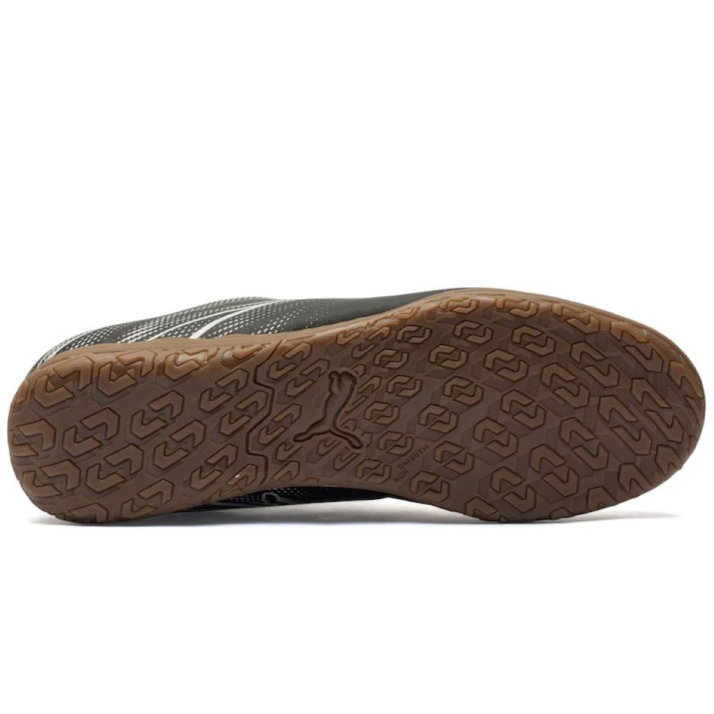 Chuteira Puma Infantil Salão Attacanto IT Jr - Preto e Branco Preto 6