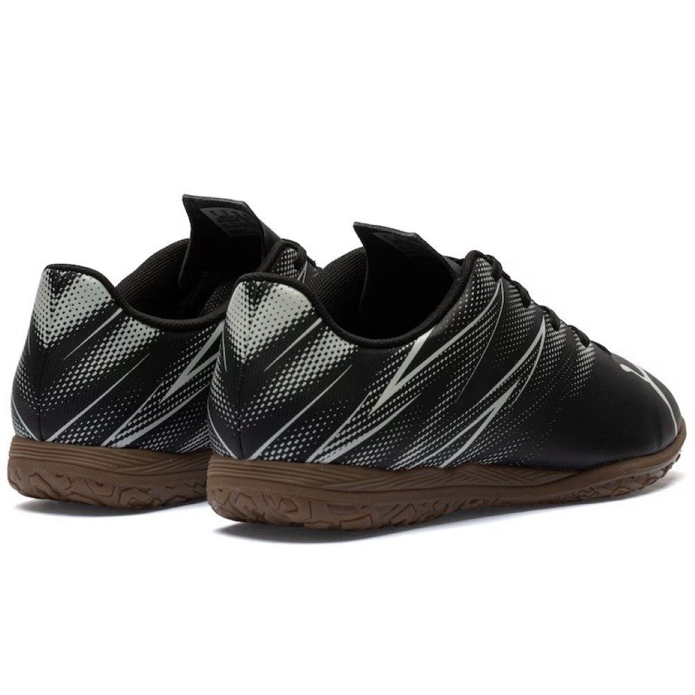 Chuteira Puma Infantil Salão Attacanto IT Jr - Preto e Branco Preto 4