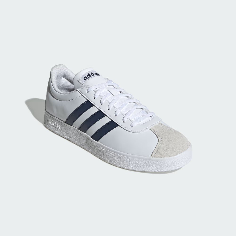 Tênis Adidas Vl Court Base Masculino - Branco Branco 2