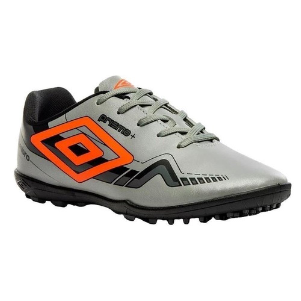 Chuteira Infantil Umbro Prisma Society - Cinza Cinza 2