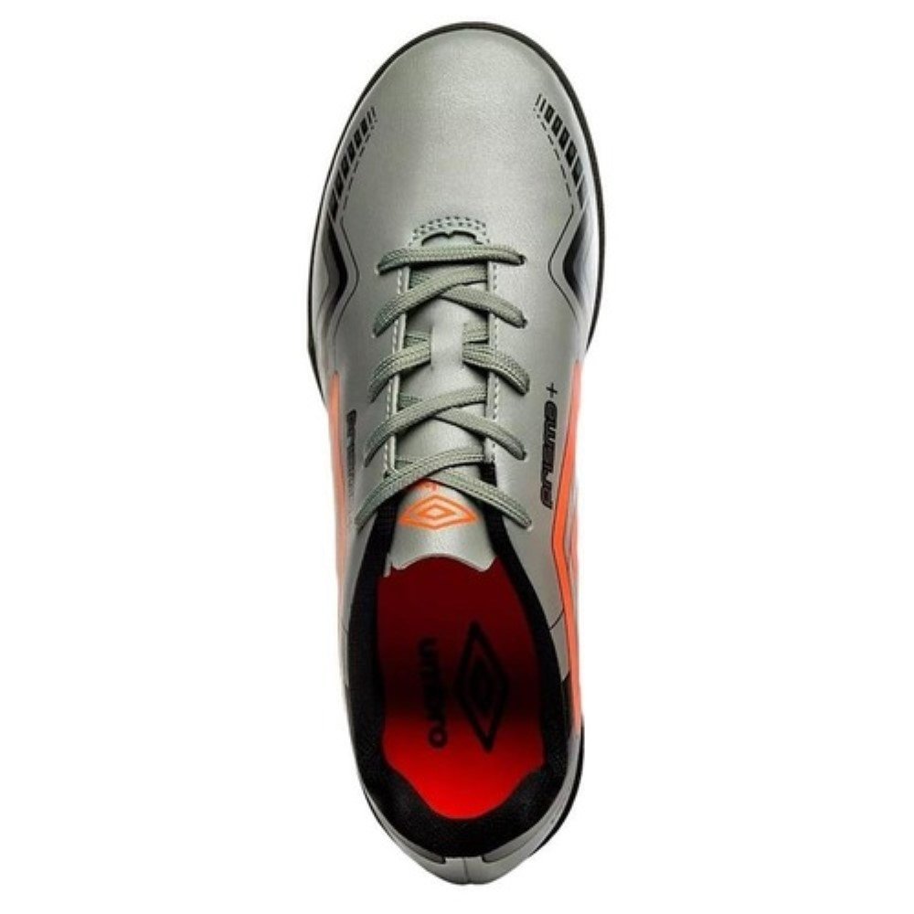 Chuteira Infantil Umbro Prisma Society - Cinza Cinza 3