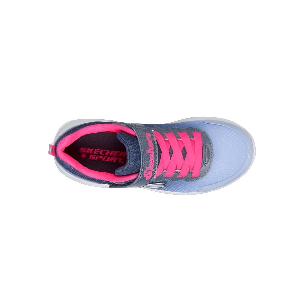 Tênis Skechers Infantil Sole Swifters Cutie Walk - Rosa Azul 4