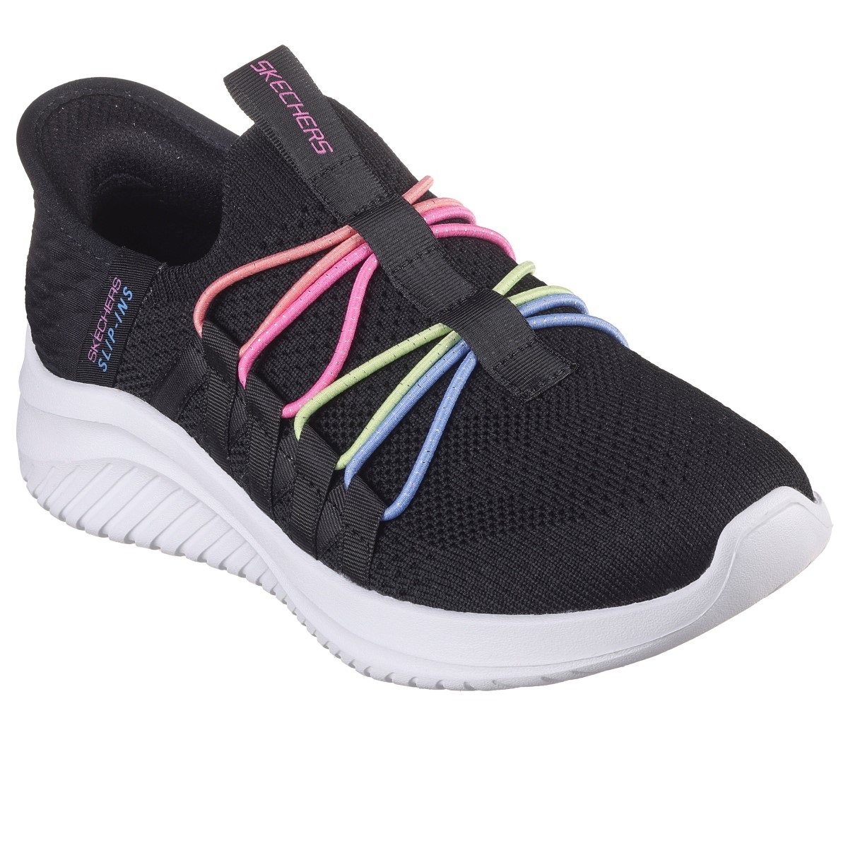 Tênis Skechers Infantil Ultra Flex .0 Bungee - Preto Preto 2