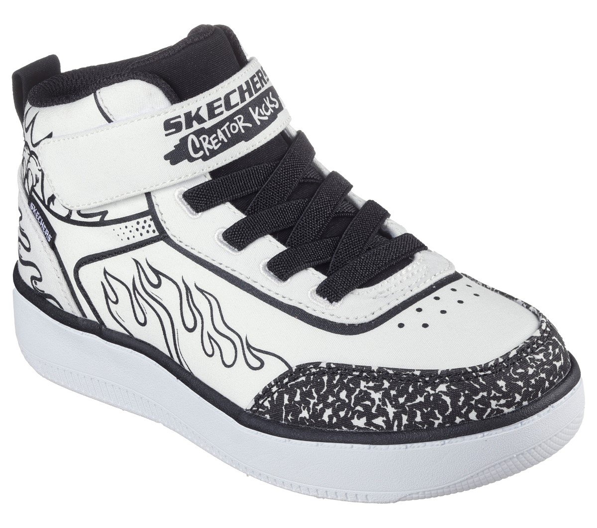 Tênis Skechers Infantil Slip-Ins Sport Court 92 - Branco Branco 2