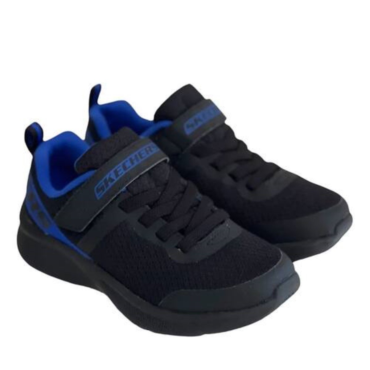 Tênis Skechers Infantil Microspec Go Planet - Preto e Azul Preto 3