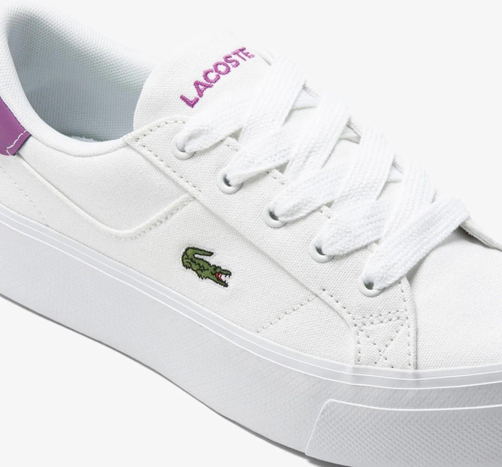 Tênis Lacoste Ziante Platform Feminino - Branco Branco 2