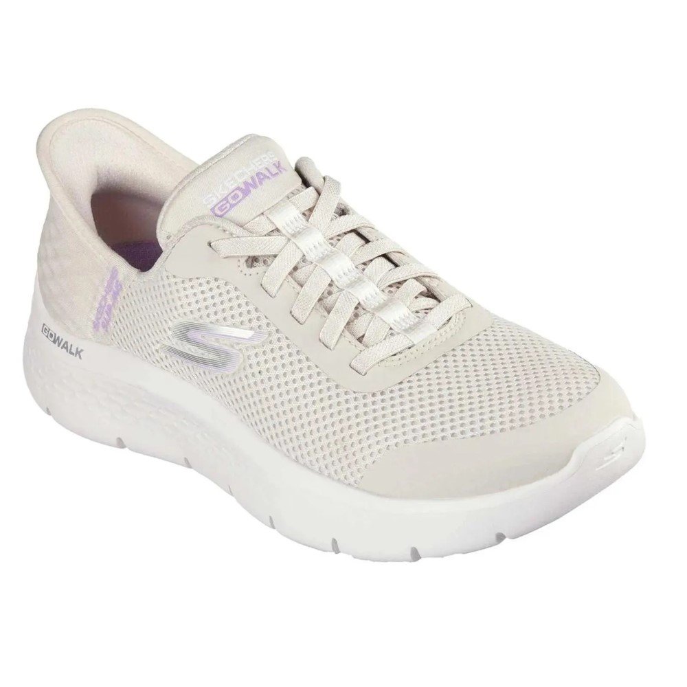 Tênis Skechers Go Walk Flex Feminino - Off White Bege 2