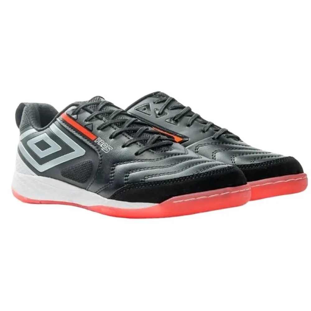 Chuteira Futsal Umbro Pro 5 Bump Masculina  - Preto Preto 3