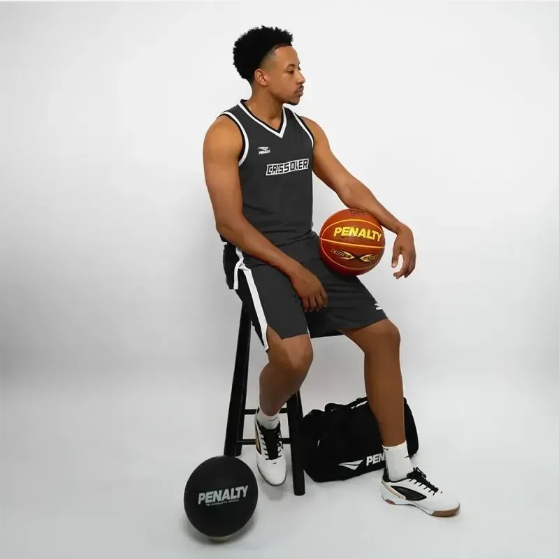 REGATA PENALTY BASQUETE AWAY MASCULINO Preto 3