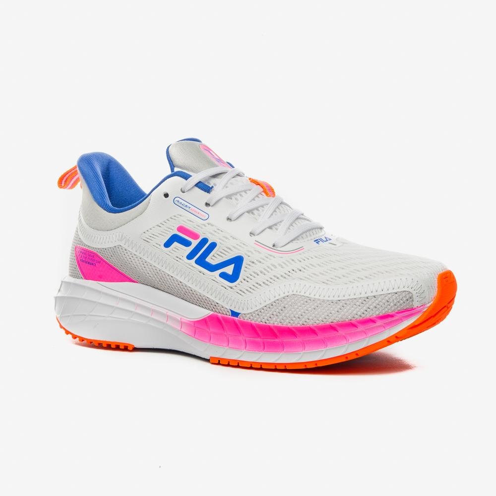 Tênis Fila Racer Advantage Feminino Branco/Rosa/Azul 3