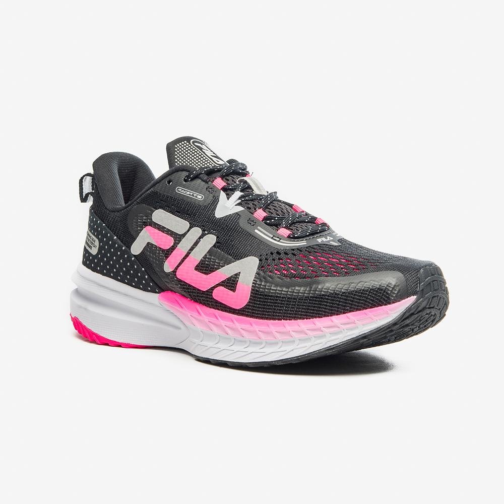 Tênis Fila Racer T2 Feminino Preto/Rosa 3