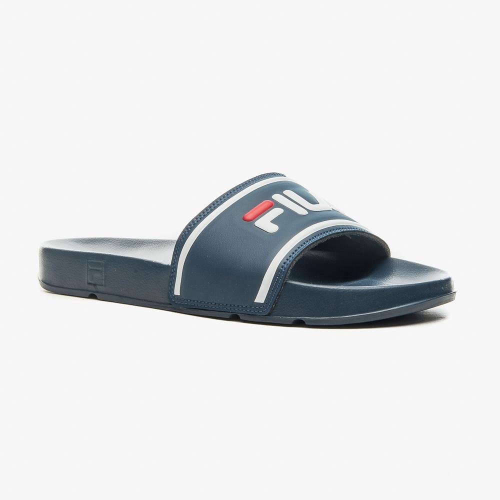 Chinelo Fila Drifter Stripes Masculino Azul/Branco 3