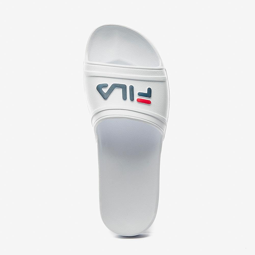 Chinelo Fila Sleek Slide Masculino Branco 4