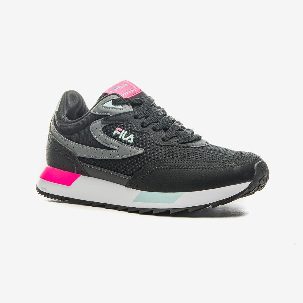 Tênis Fila Cyzer Feminino Preto/Rosa 3