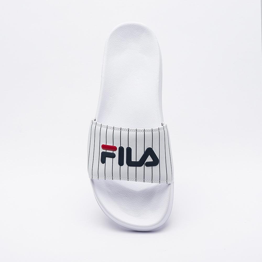 Chinelo Fila Drifter Basic Masculino Branco/Listrado 3
