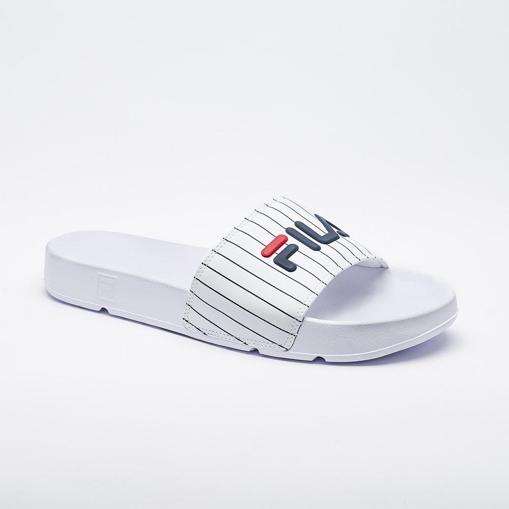 Chinelo Fila Drifter Basic Masculino Branco/Listrado 5