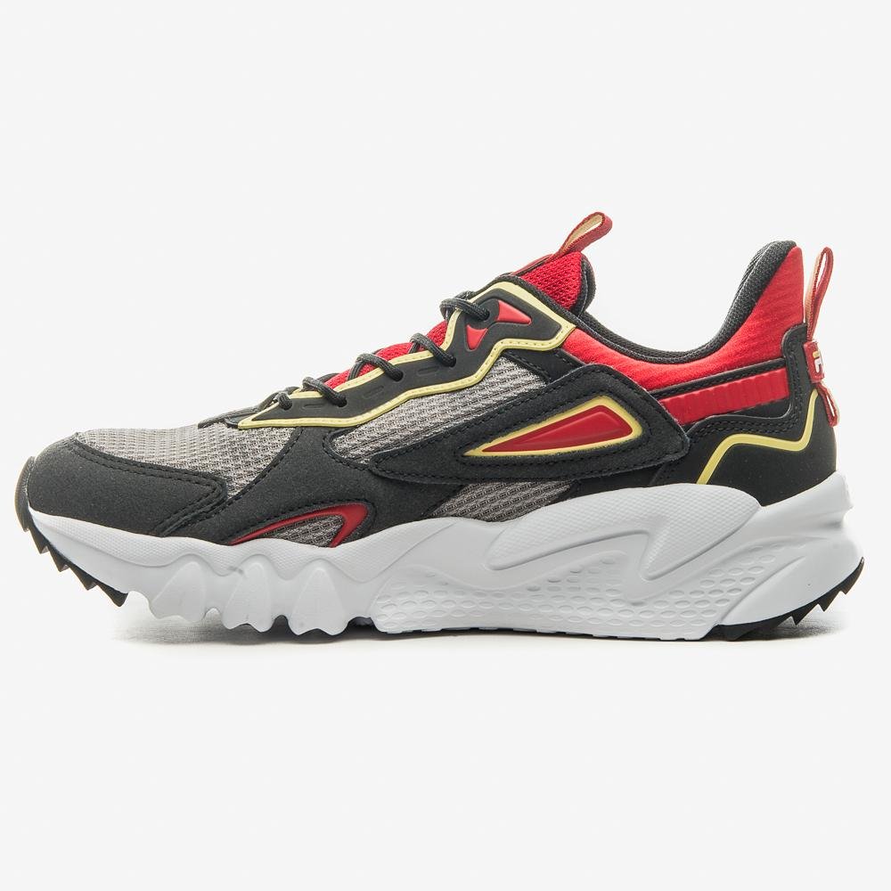 Tênis Fila Venture Tracer Masculino Preto/Vermelho/Amarelo 2