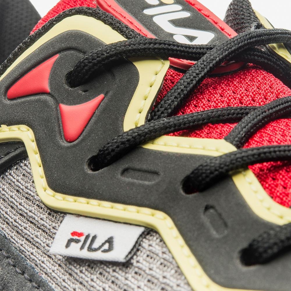 Tênis Fila Venture Tracer Masculino Preto/Vermelho/Amarelo 8