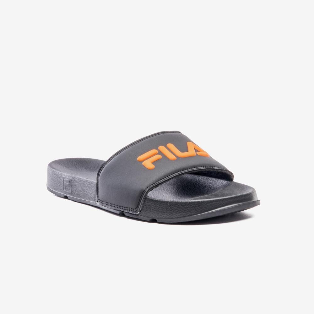 Chinelo Fila Drifter Basic Masculino Preto/Laranja 3