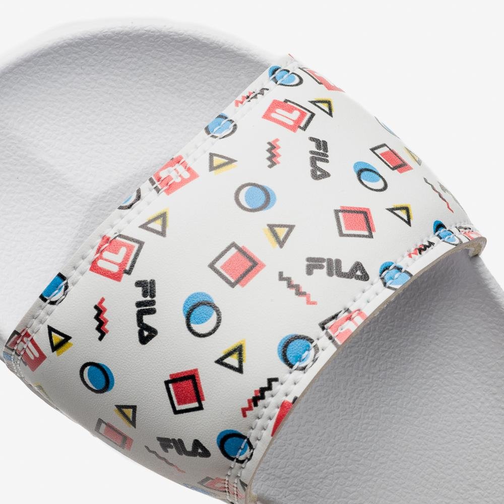 Chinelo Fila Drifter Infantil Branco 7