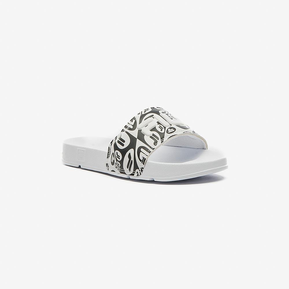 Chinelo Fila Drifter Infantil Branco/Preto 3