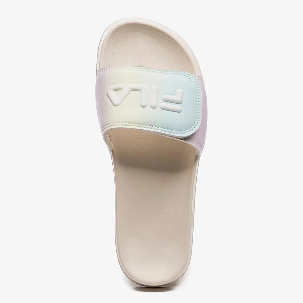 Chinelo Fila Drifter Vlc Feminino Bege/Roxo/Verde 4