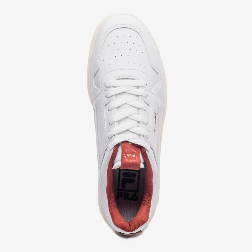 Tênis Fila Acd Classic Masculino Branco/Vermelho 4
