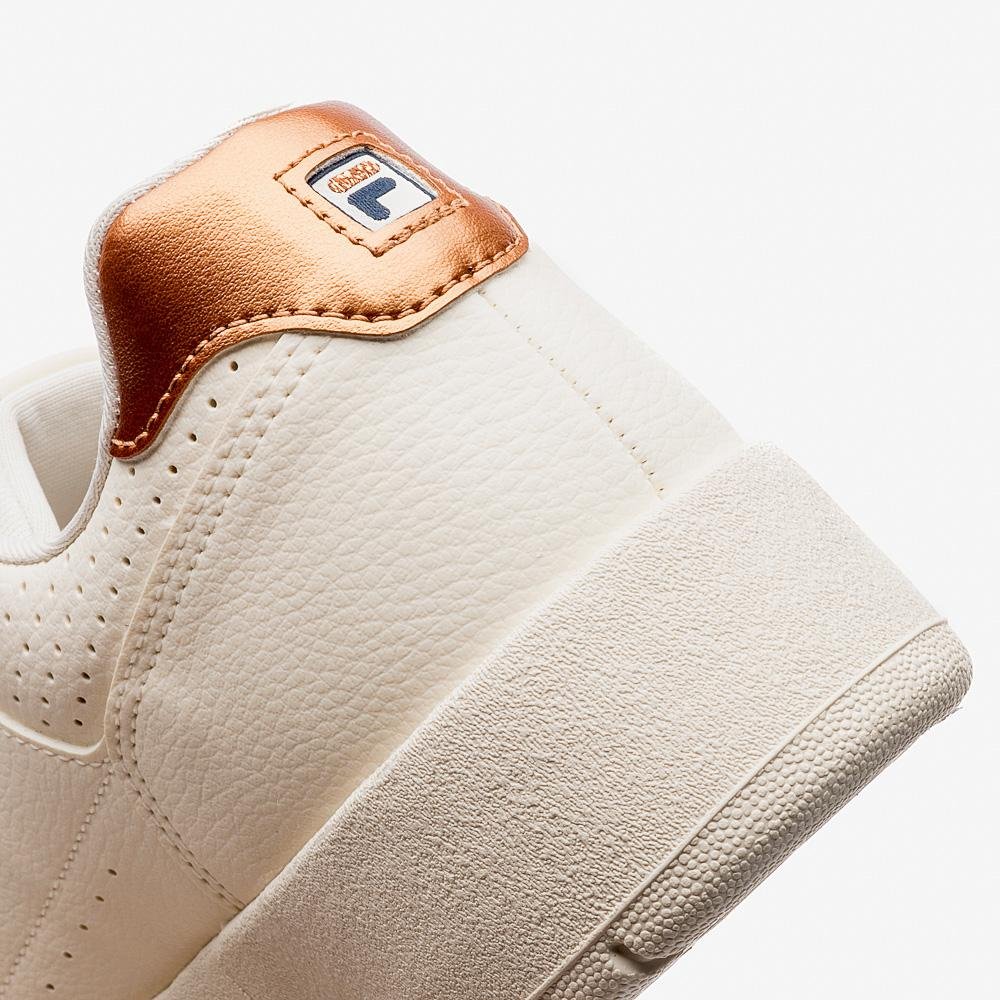 Tênis Fila Ardenza Feminino Branco/Dourado 8