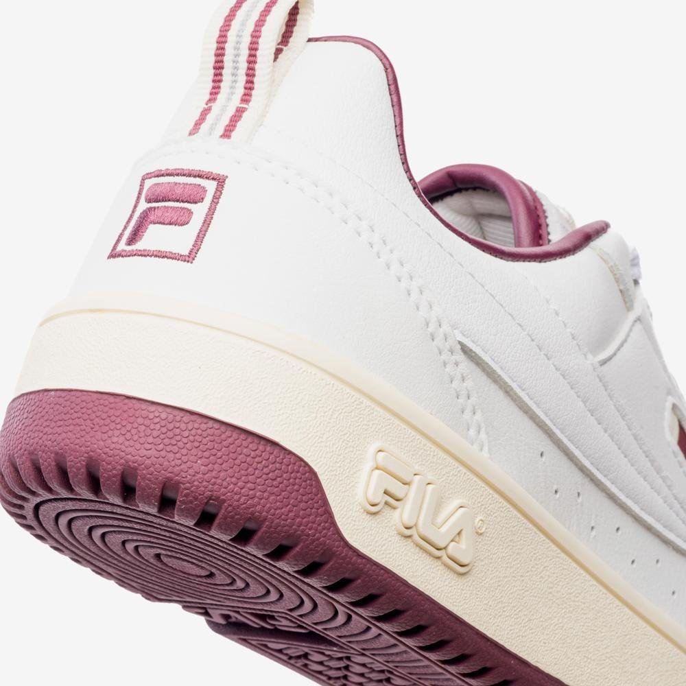 Tênis Fila Classic Tennis Feminino Branco/Vinho 9