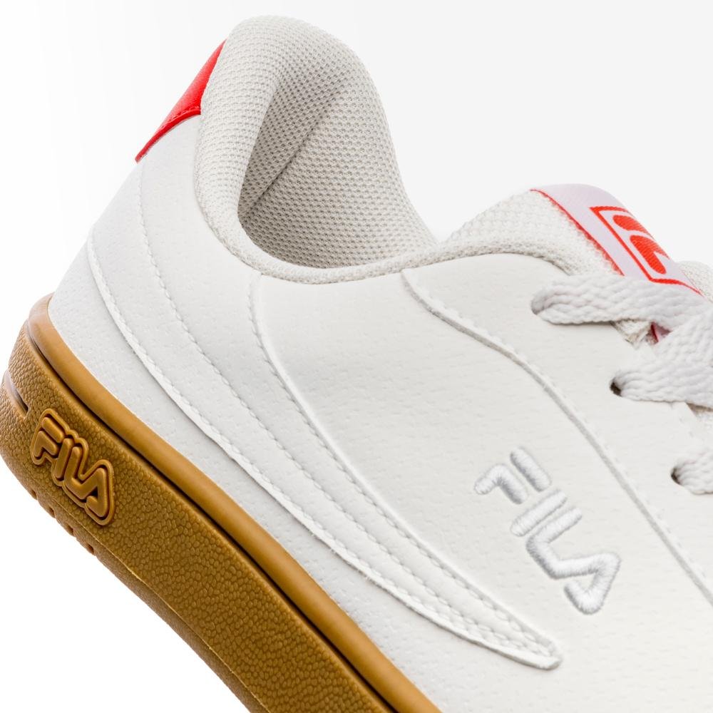 Tênis Fila Court 80 Masculino Branco/Cinza 7