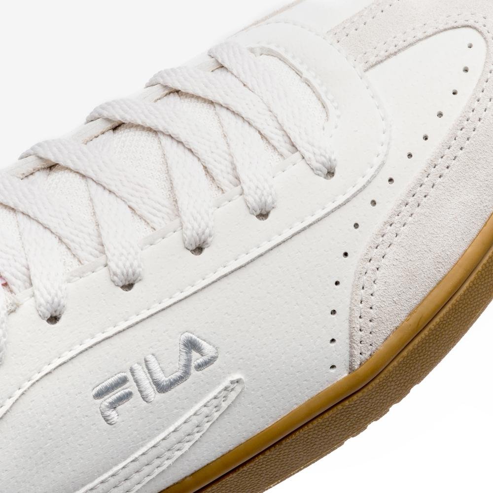 Tênis Fila Court 80 Masculino Branco/Cinza 8