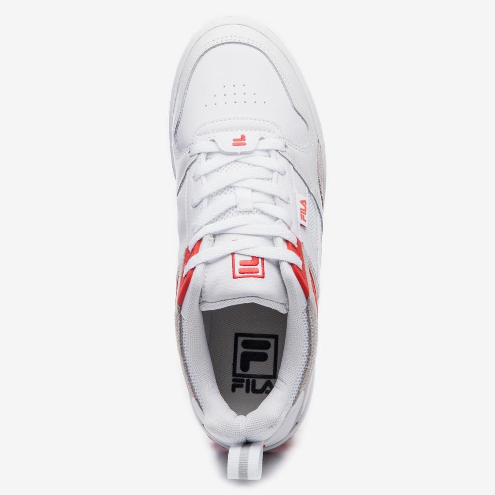 Tênis Fila Corda Br Masculino Branco/Cinza/Vermelho 4