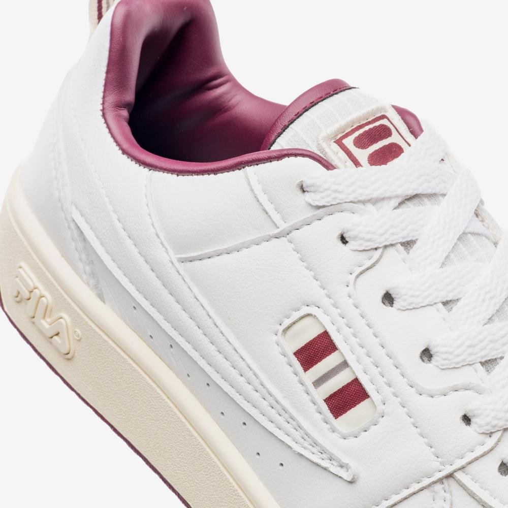 Tênis Fila Classic Tennis Masculino Branco/Vinho 7