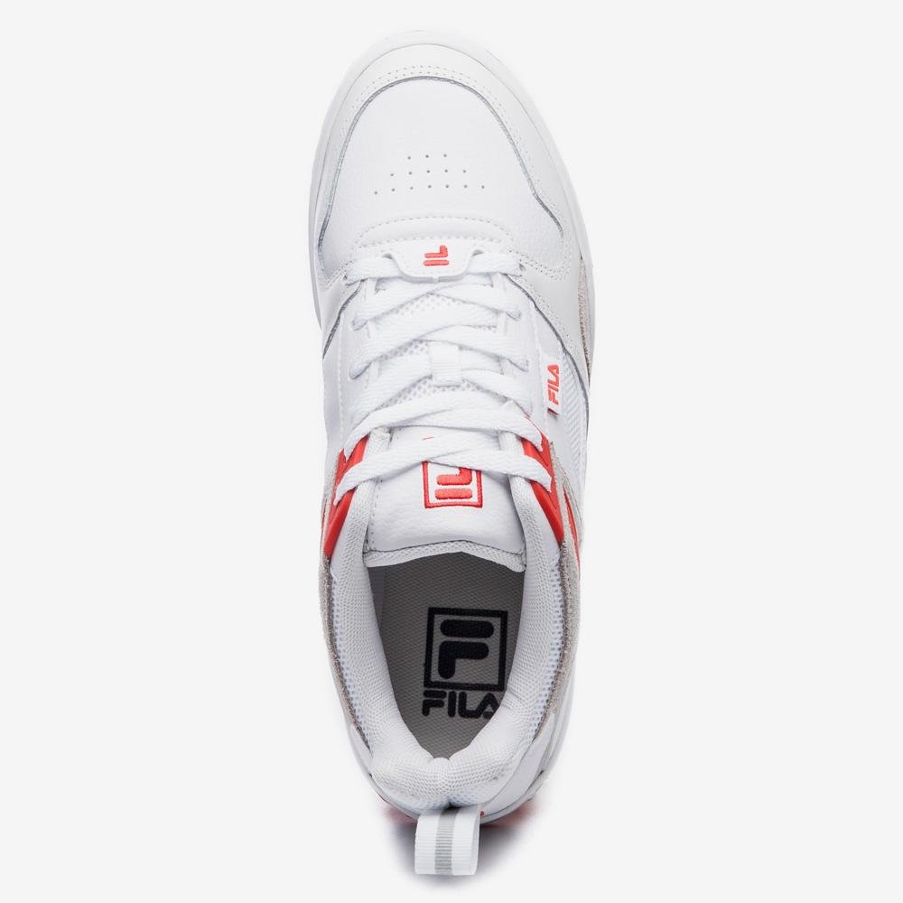 Tênis Fila Corda Br Feminino Branco/Cinza/Vermelho 4