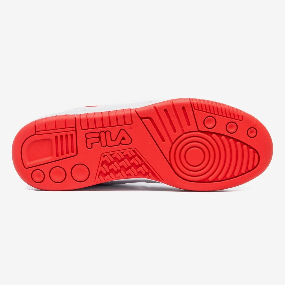 Tênis Fila Corda Br Feminino Branco/Cinza/Vermelho 5