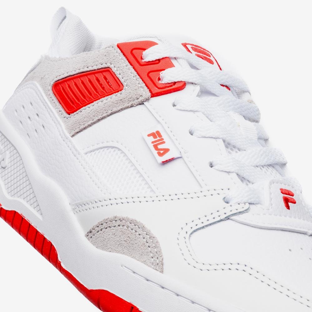 Tênis Fila Corda Br Feminino Branco/Cinza/Vermelho 7