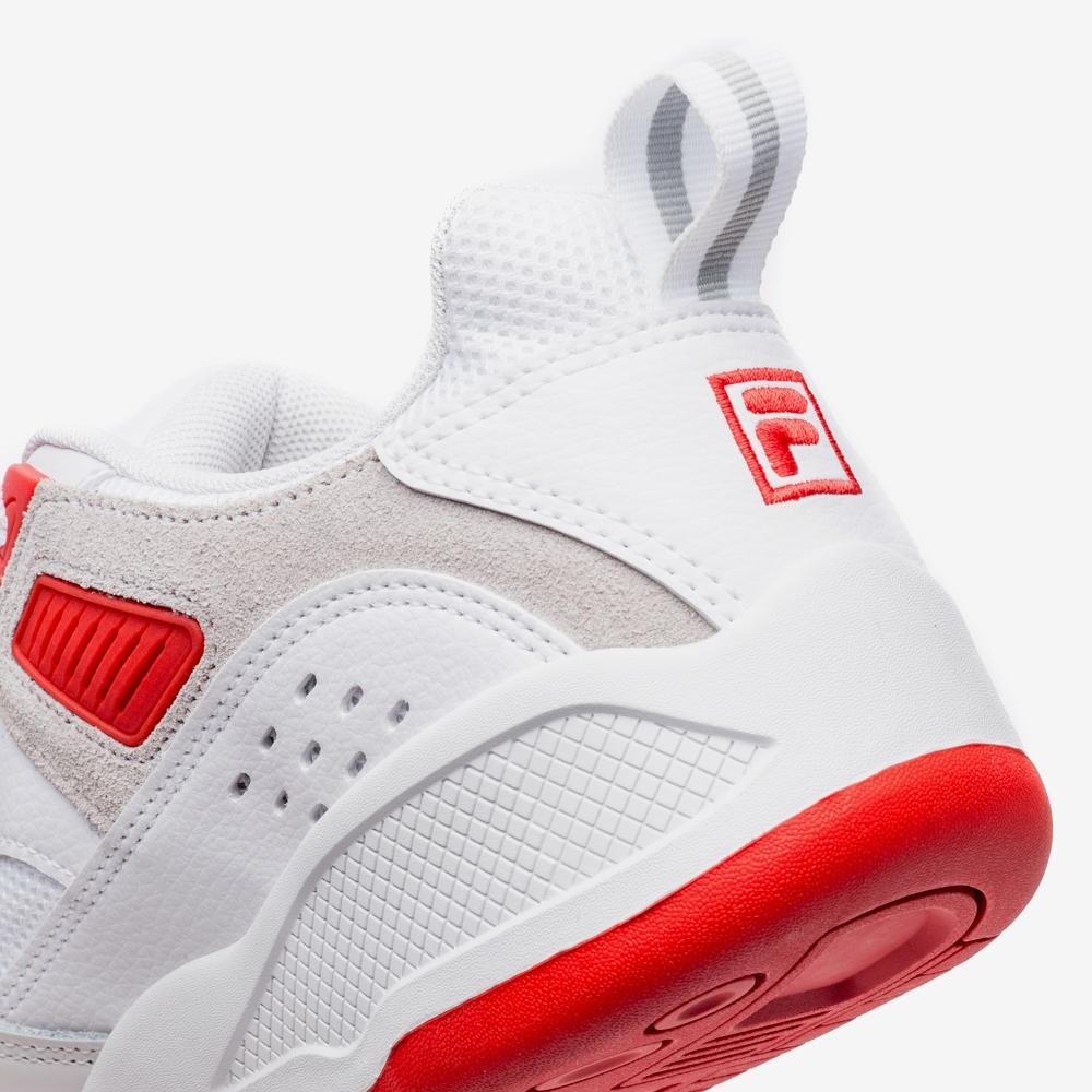 Tênis Fila Corda Br Feminino Branco/Cinza/Vermelho 8