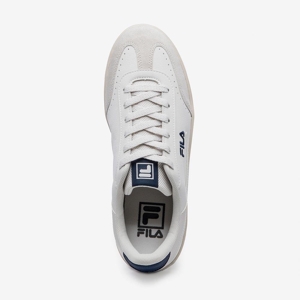 Tênis Fila Court 80 Masculino Branco/Cinza/Azul 4