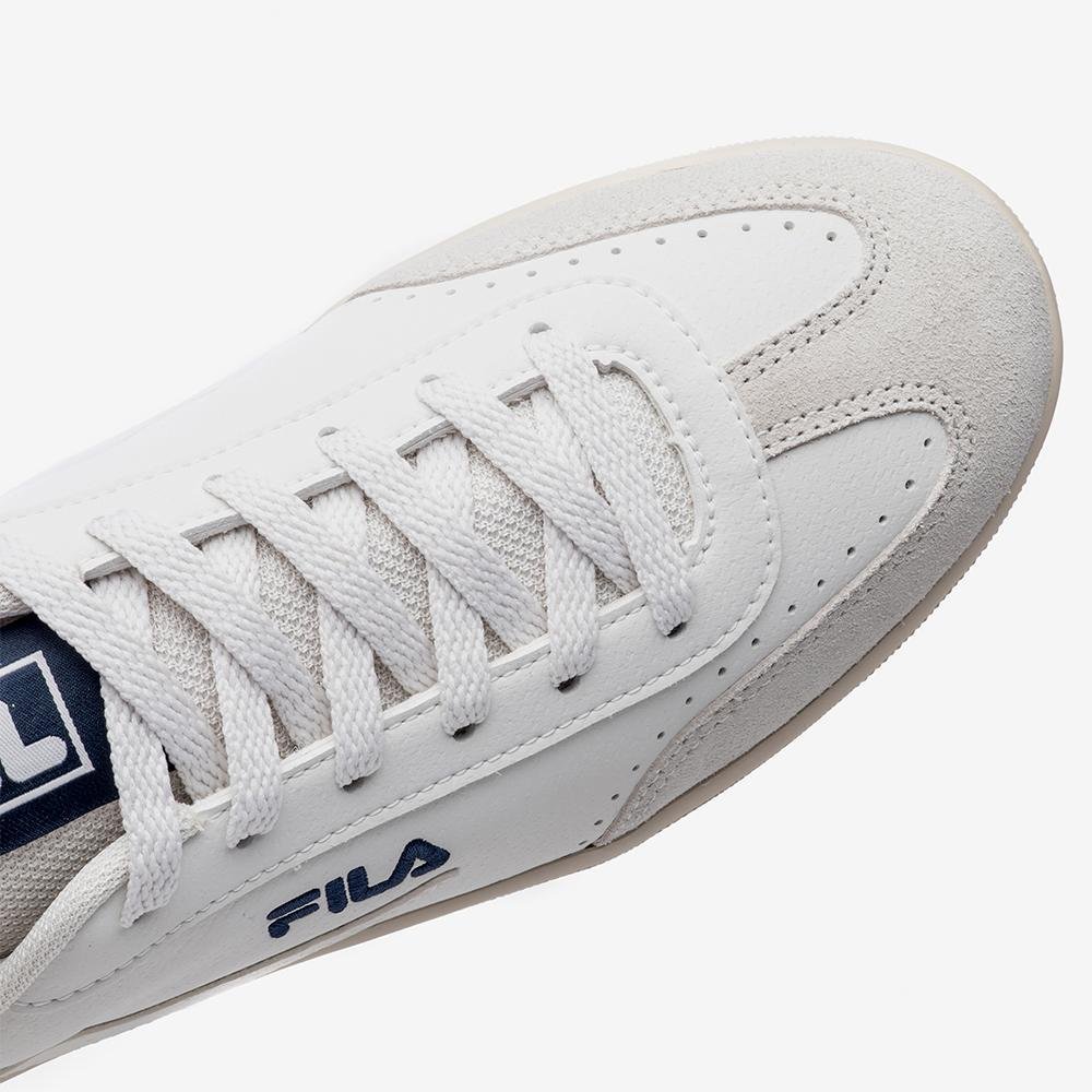 Tênis Fila Court 80 Masculino Branco/Cinza/Azul 7
