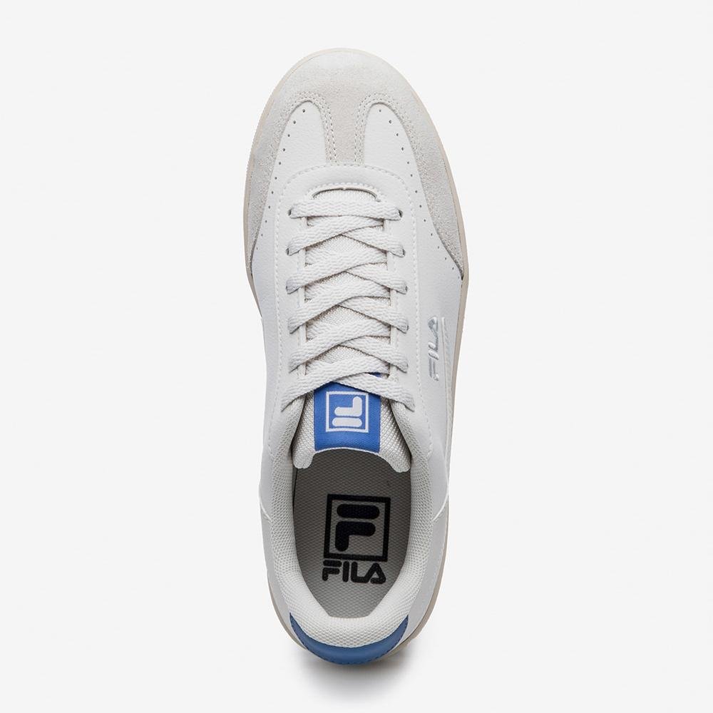 Tênis Fila Court 80 Feminino Branco/Azul 4
