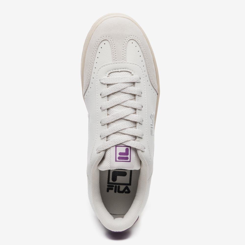 Tênis Fila Court 80 Feminino Branco/Roxo 4