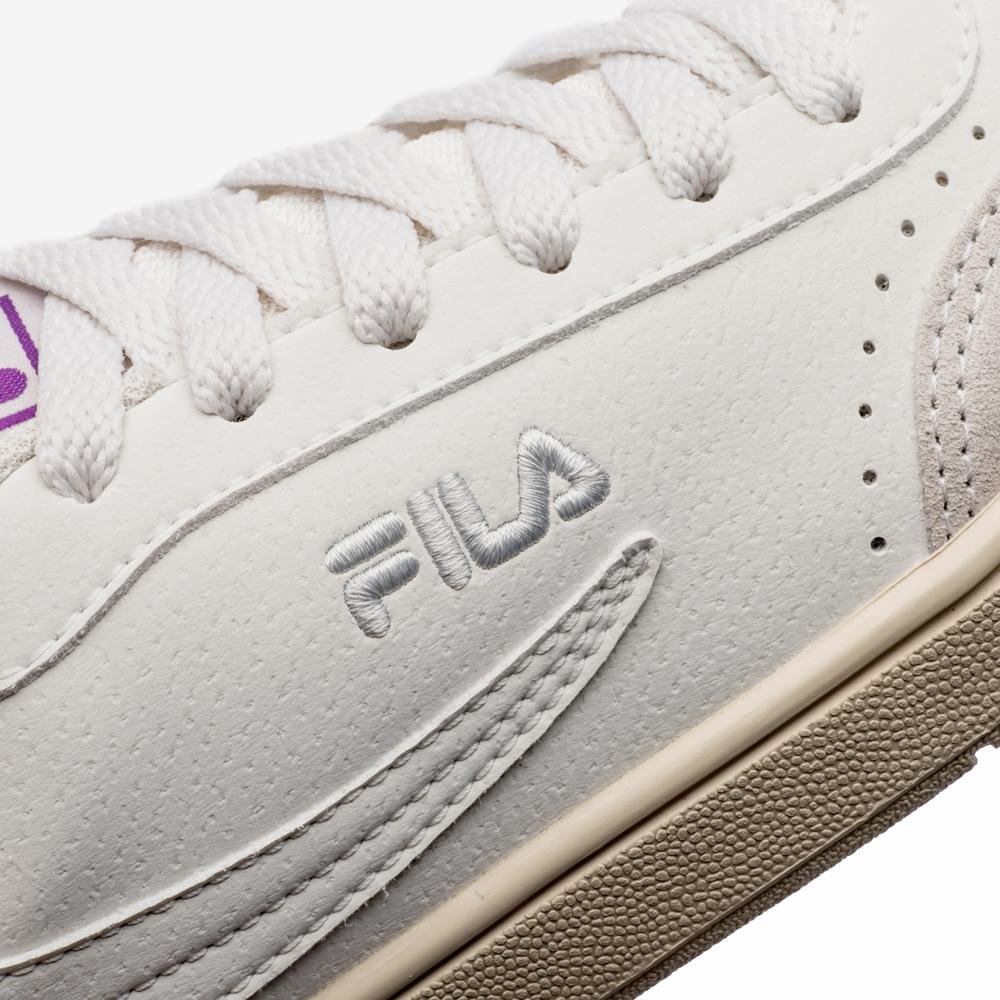 Tênis Fila Court 80 Feminino Branco/Roxo 8
