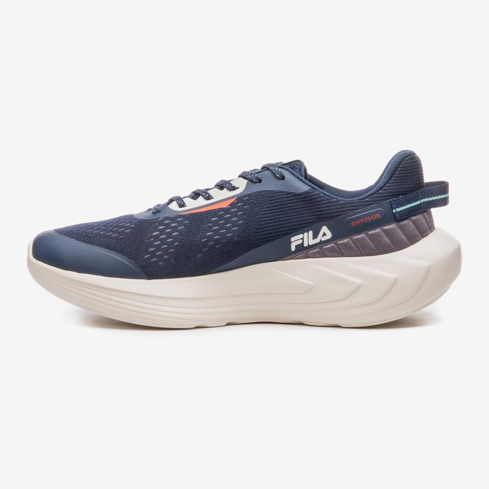 Tênis Fila Diffusion Masculino Azul/Laranja 2