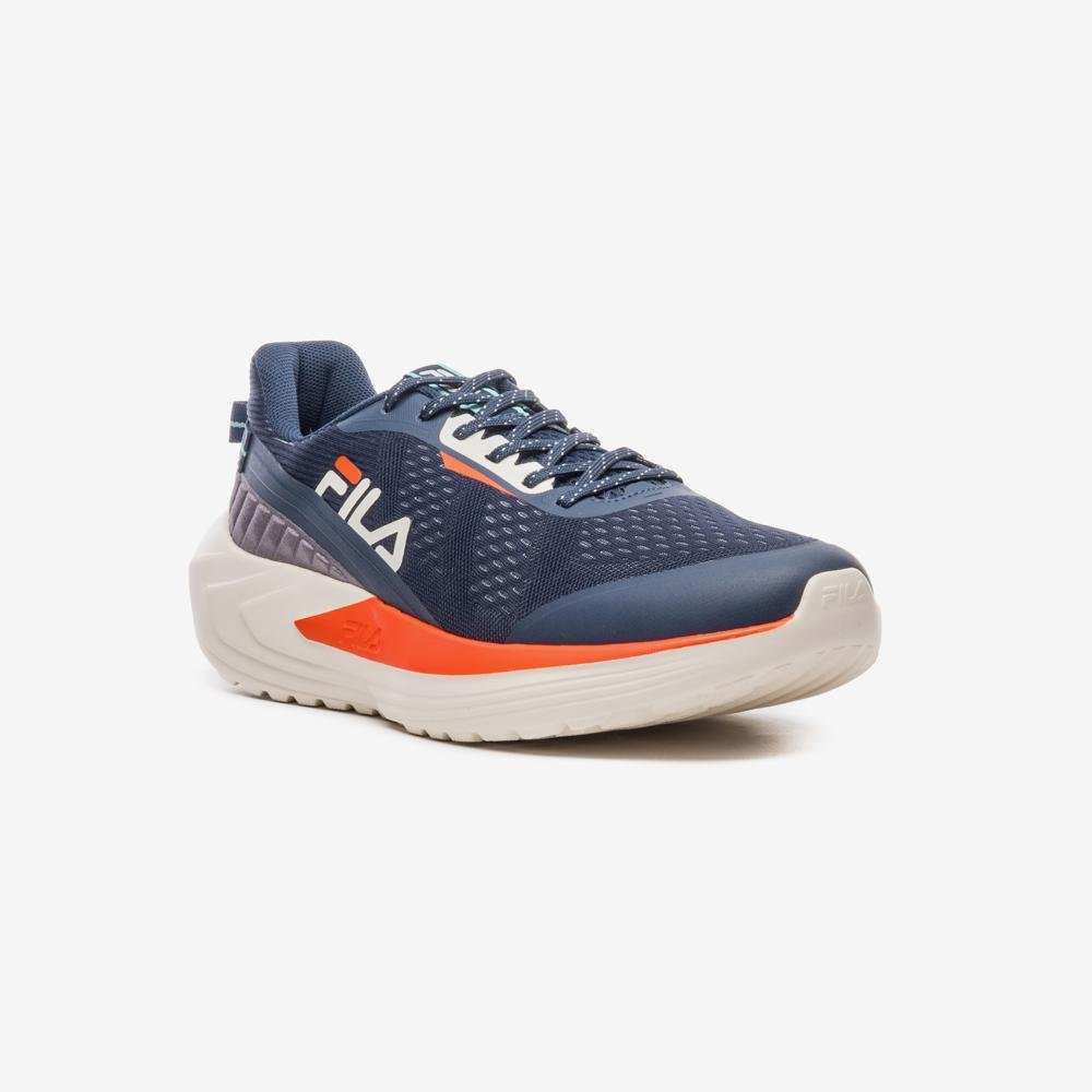 Tênis Fila Diffusion Masculino Azul/Laranja 3