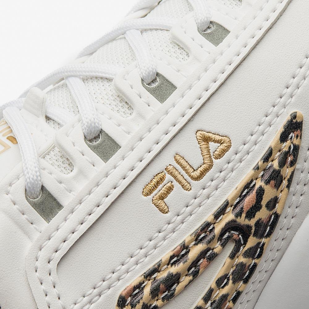 Tênis Fila Disruptor Infantil Branco/Onça 7