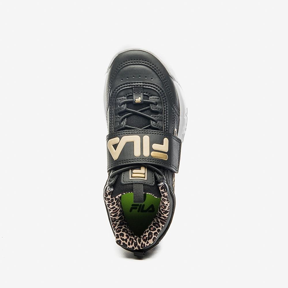 Tênis Fila Disruptor Vlc Infantil Preto/Onça 4