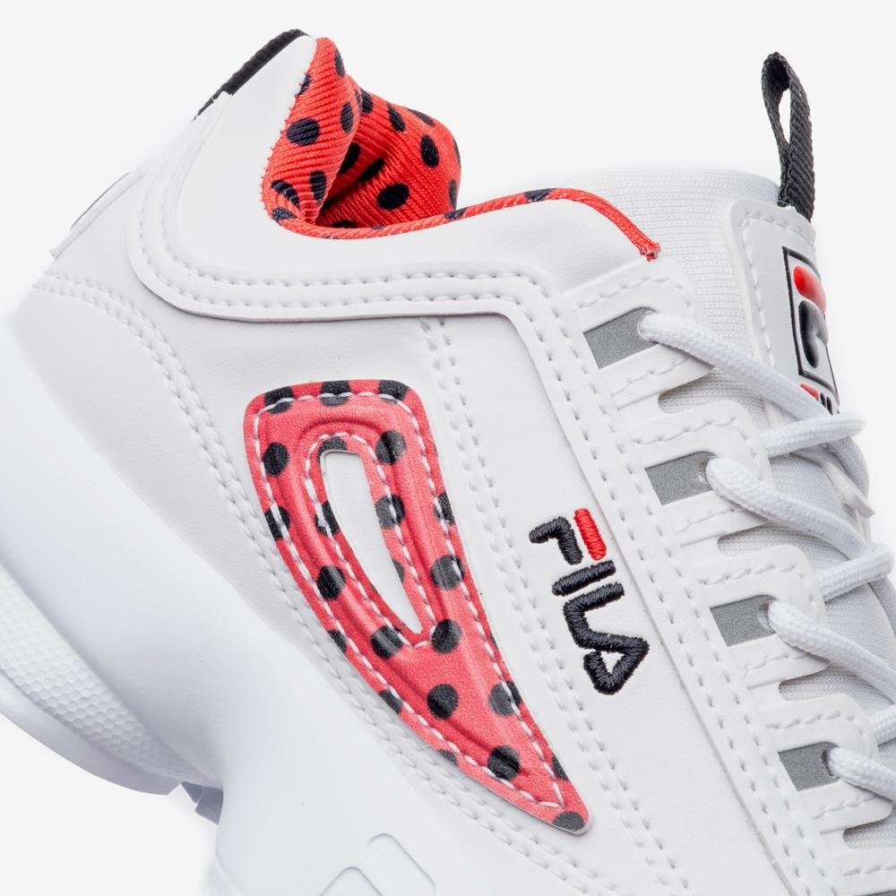 Tênis Fila Disruptor Infantil Branco/Vermelho 7