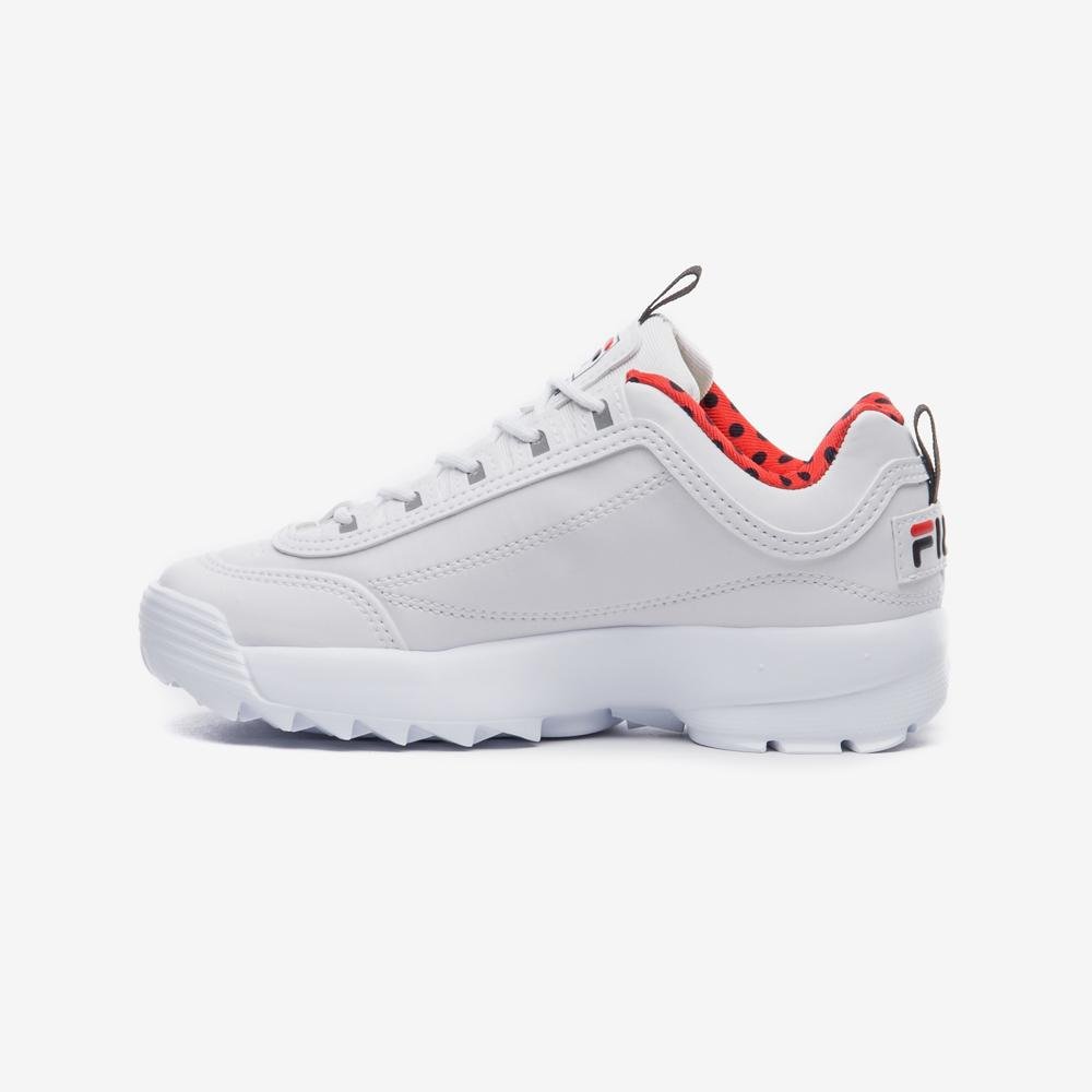 Tênis Fila Disruptor Infantil Branco/Vermelho 2
