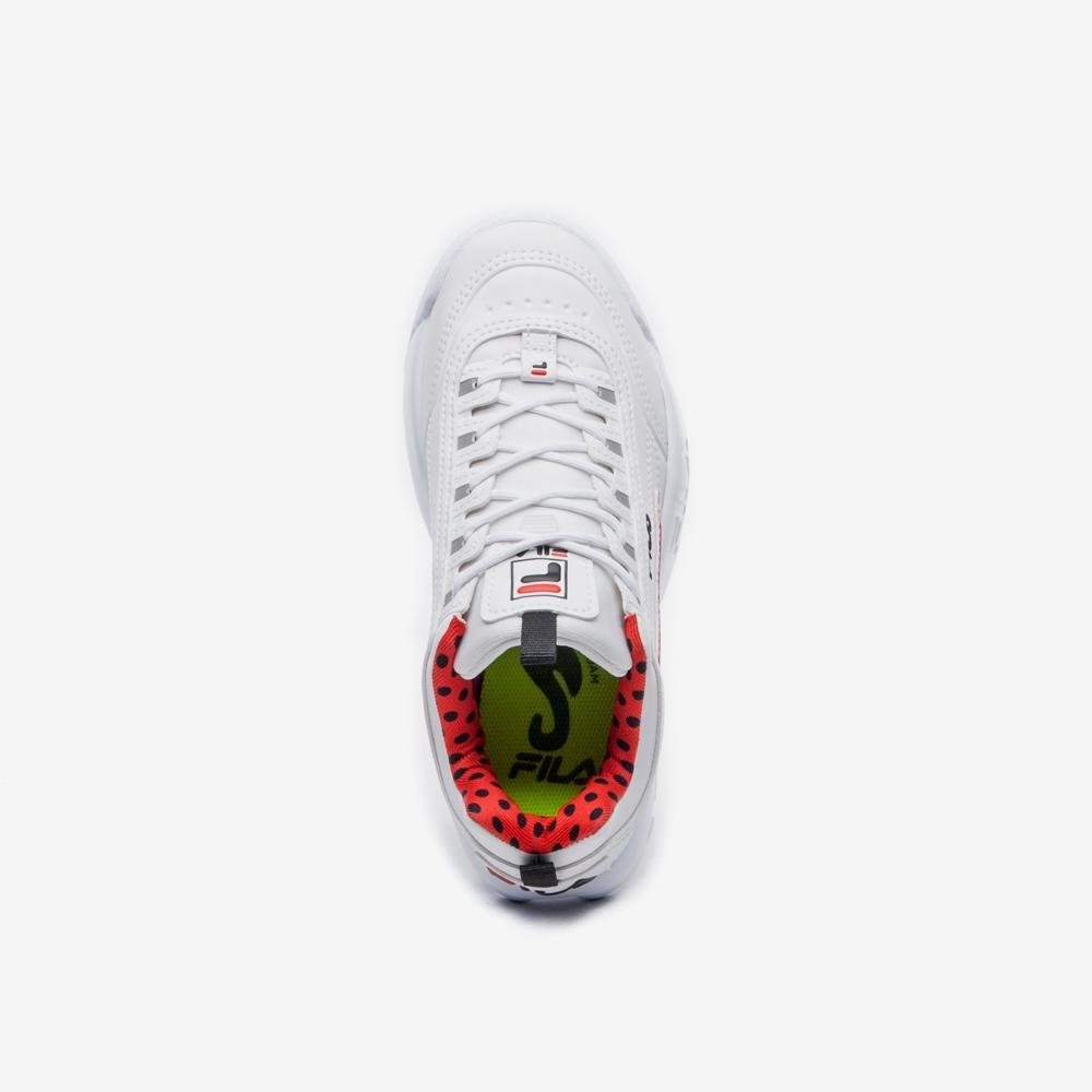 Tênis Fila Disruptor Infantil Branco/Vermelho 4